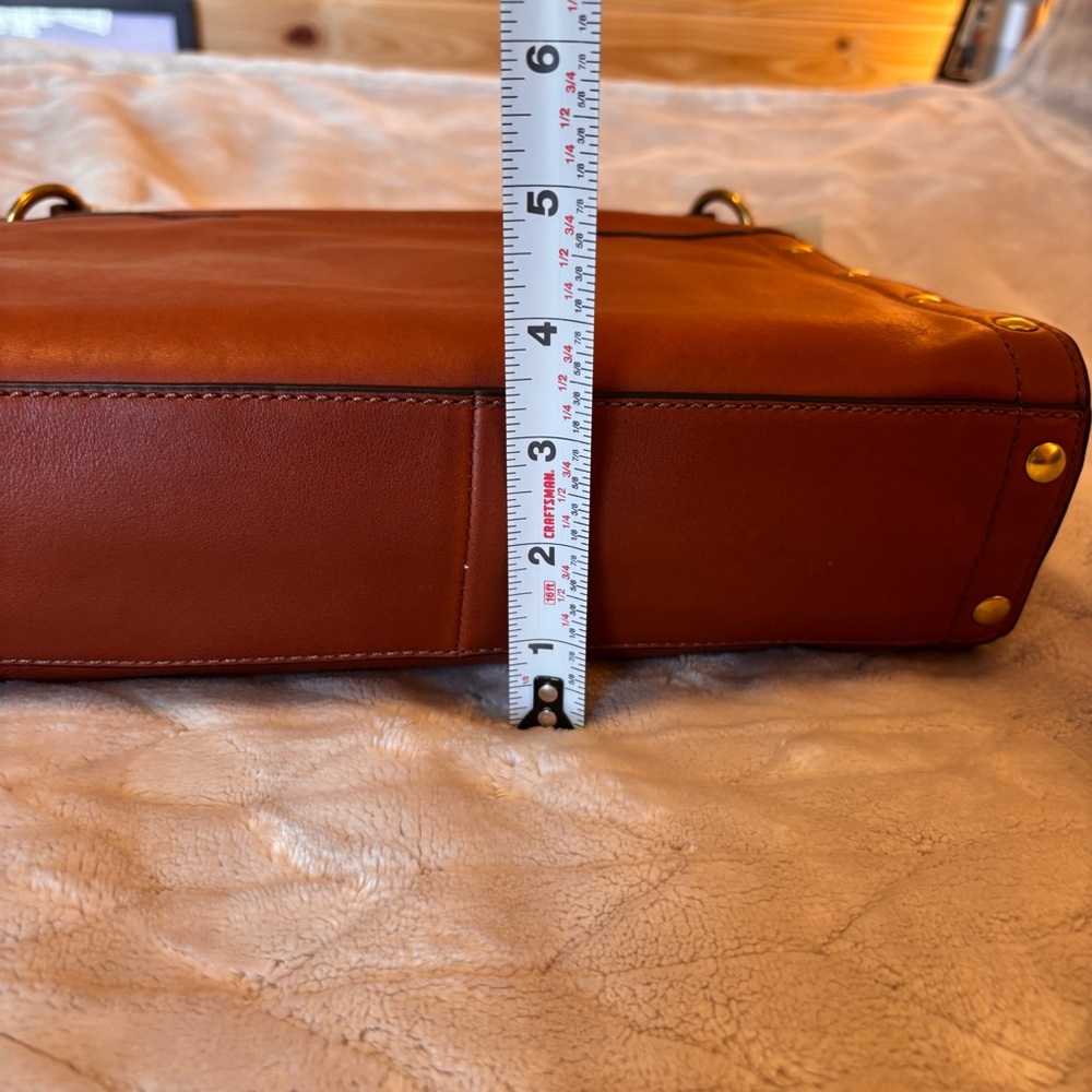 Fossil Allie Satchel in Tan Leather - Picture 11 of 14